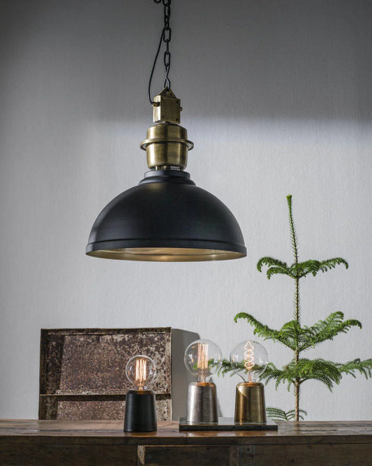 Manchester Taklampa - Svart/Mässing 52cm - PR Home - Ljusvaruhuset