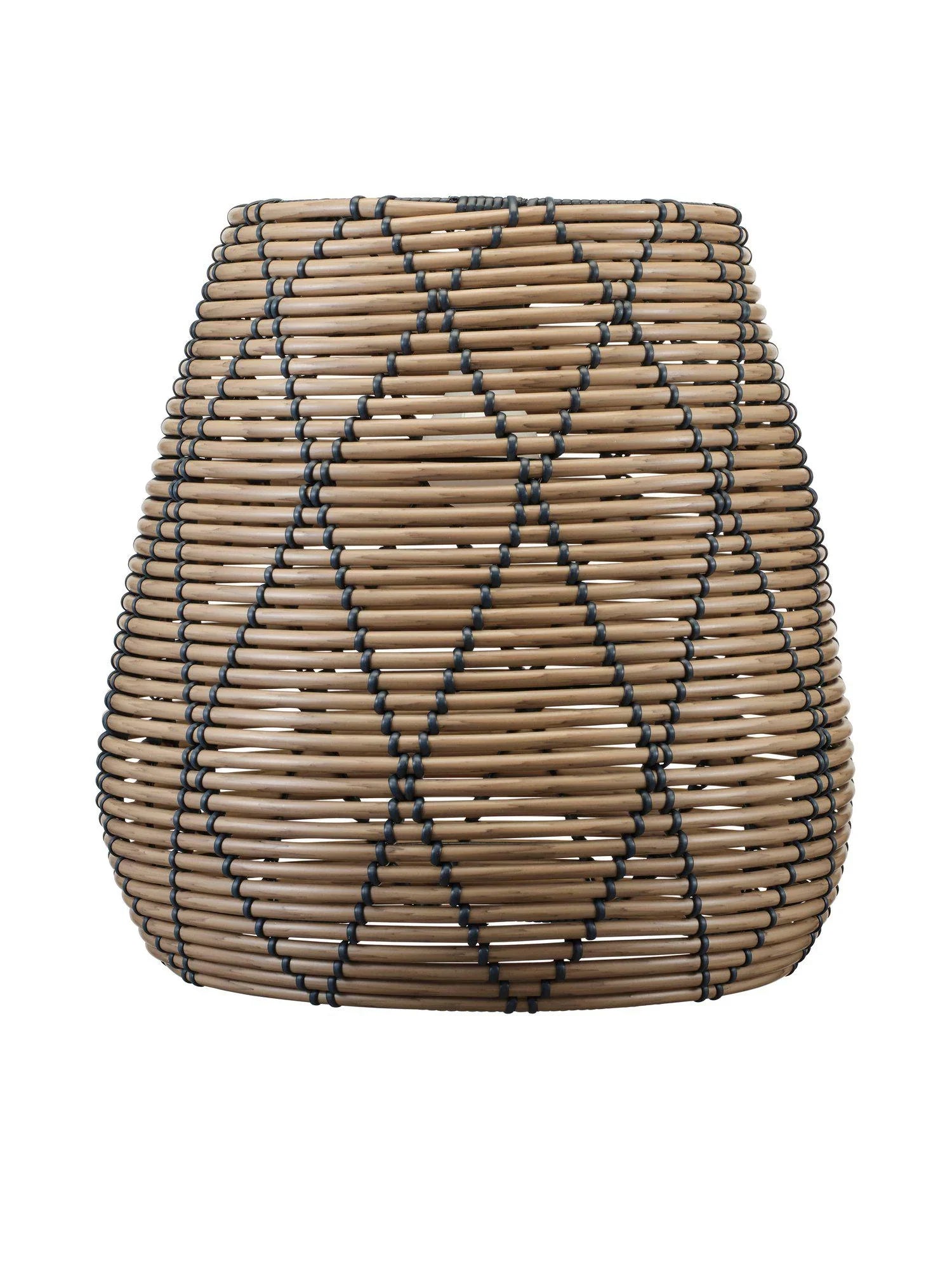 Lollo Lampskärm - Natur/Svart 38cm - PR Home - Ljusvaruhuset