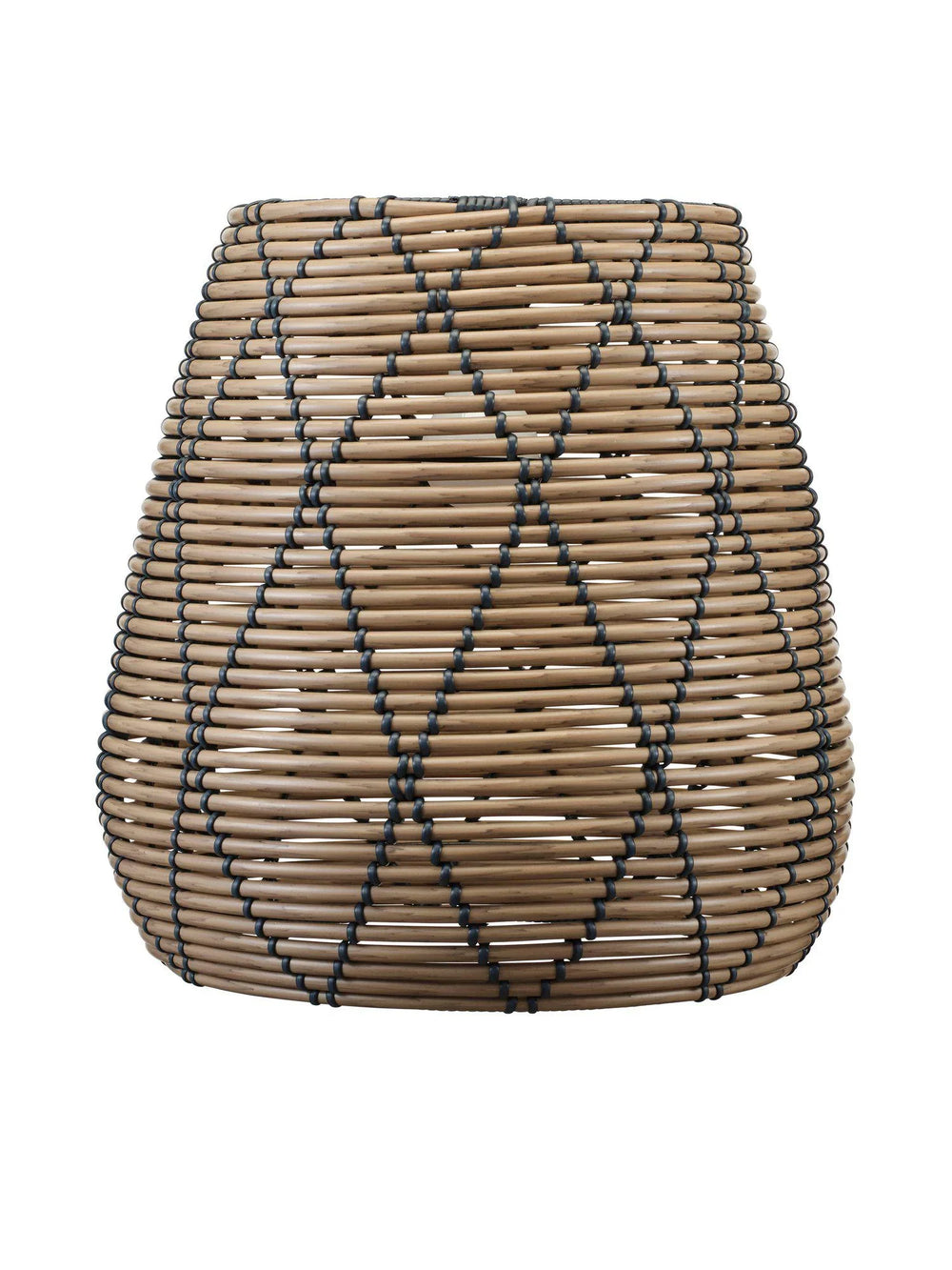 Lollo Lampskärm - Natur/Svart 38cm - PR Home - Ljusvaruhuset