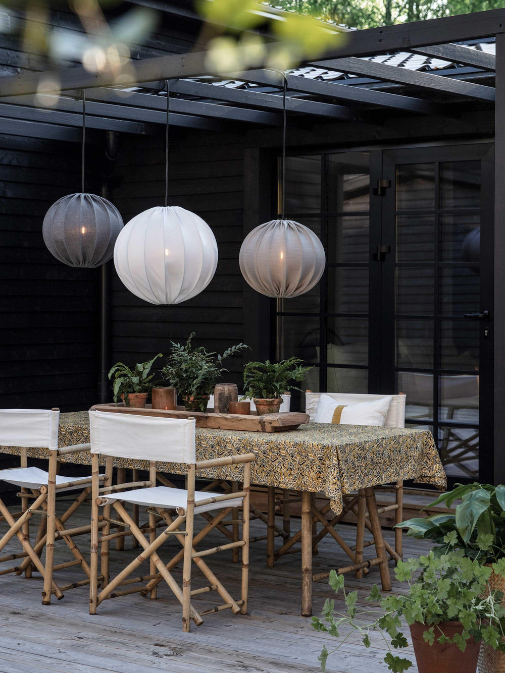 Alva Skärm Outdoor P - Etamine Grå 30cm - PR Home - Ljusvaruhuset