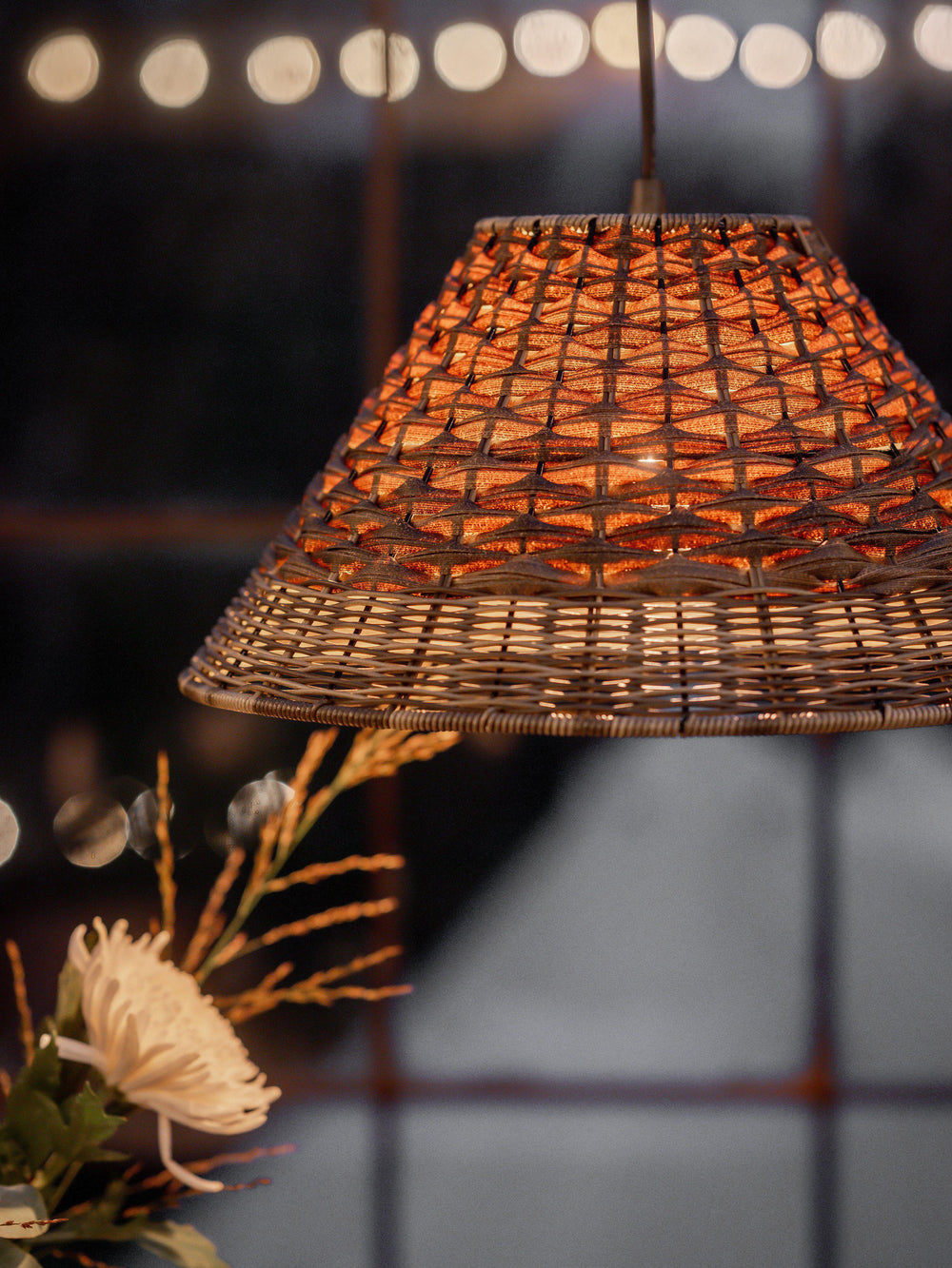 Lisen Takskärm - Brun natur 45cm - PR Home - Ljusvaruhuset