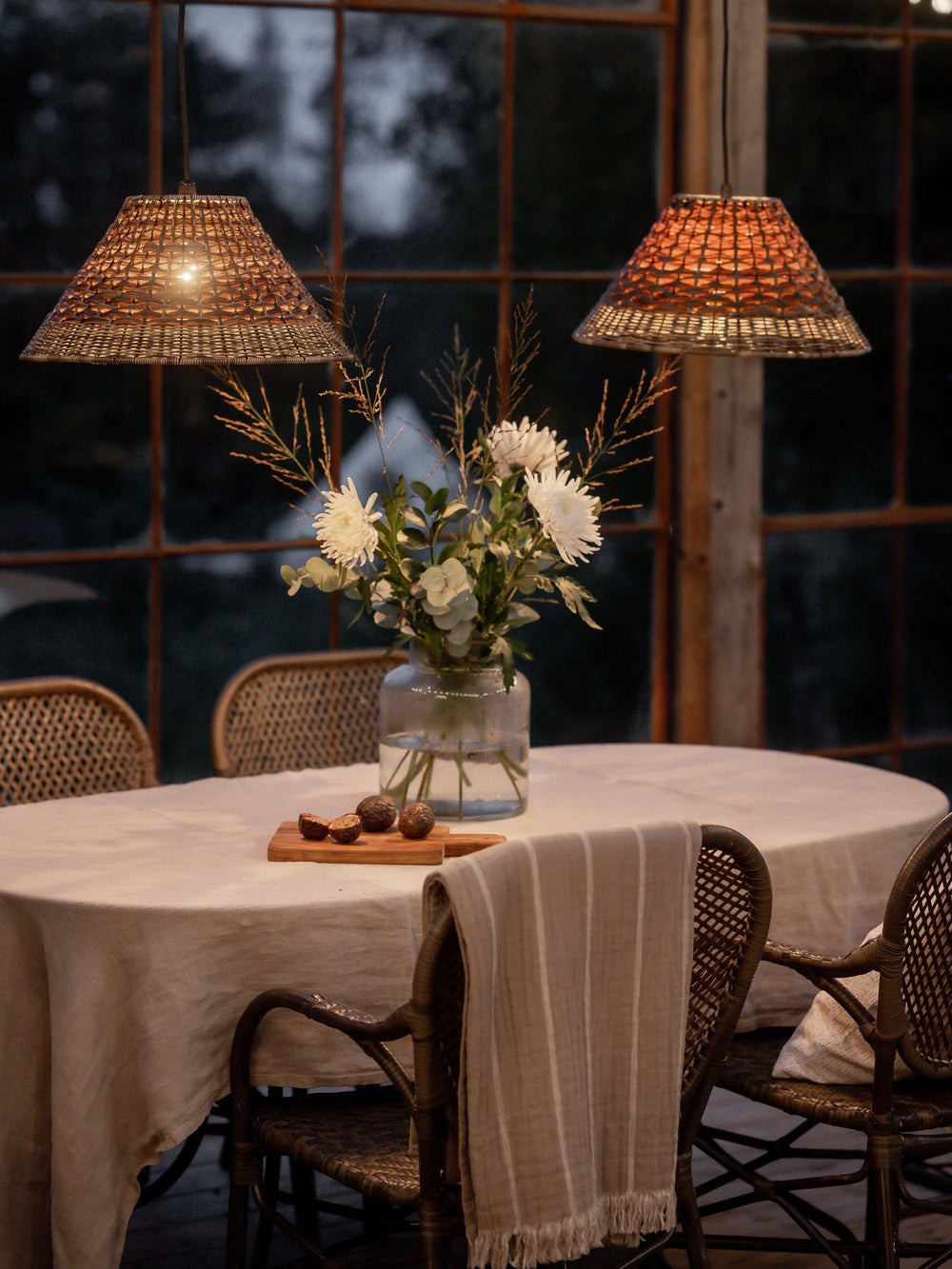 Lisen Takskärm - Brun natur 45cm - PR Home - Ljusvaruhuset