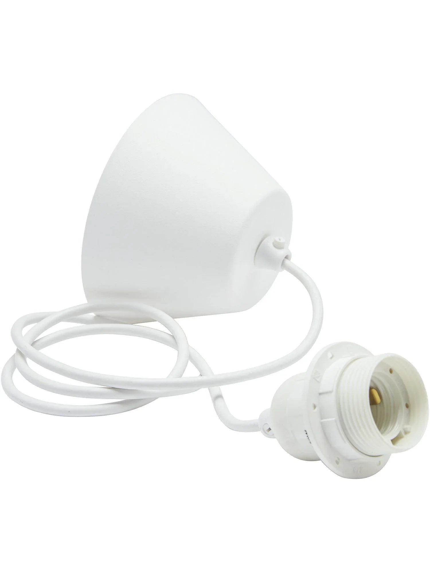 Takupphänge Bas EU - Vit sladd 1,2m - PR Home - Ljusvaruhuset