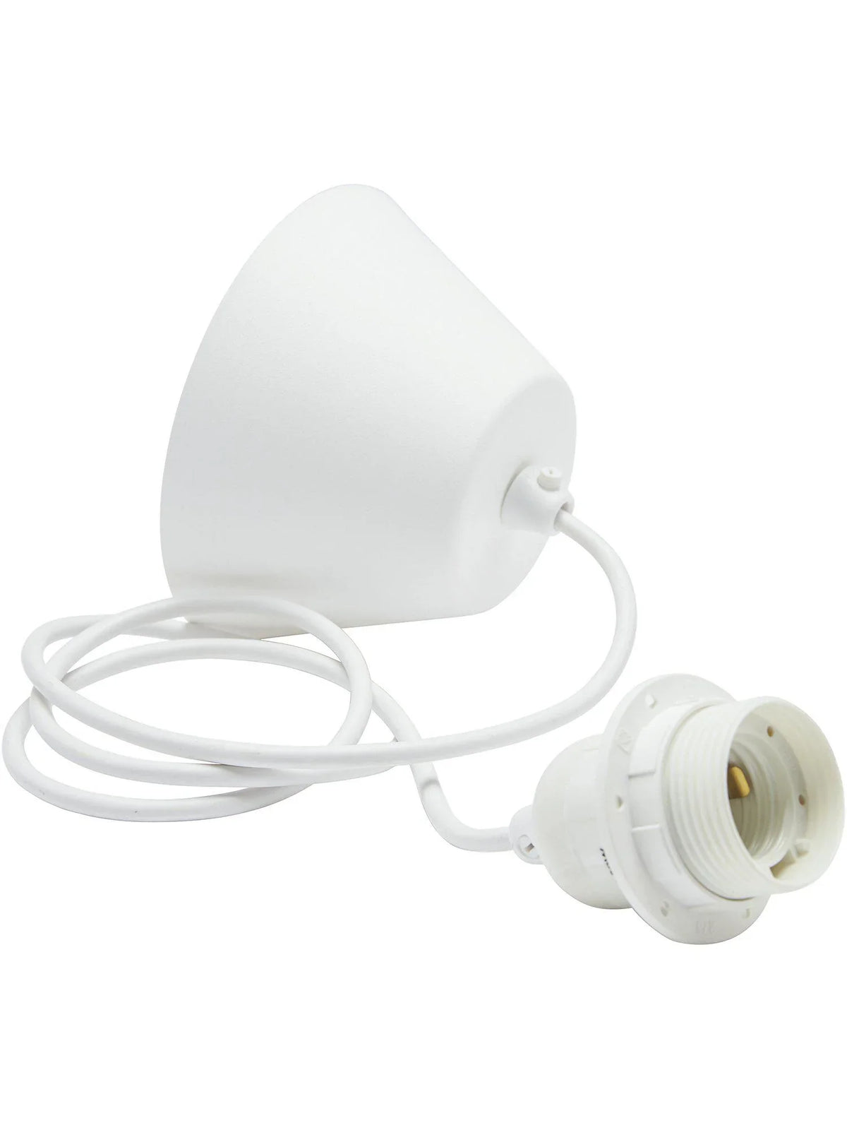 Takupphänge Bas EU - Vit sladd 1,2m - PR Home - Ljusvaruhuset