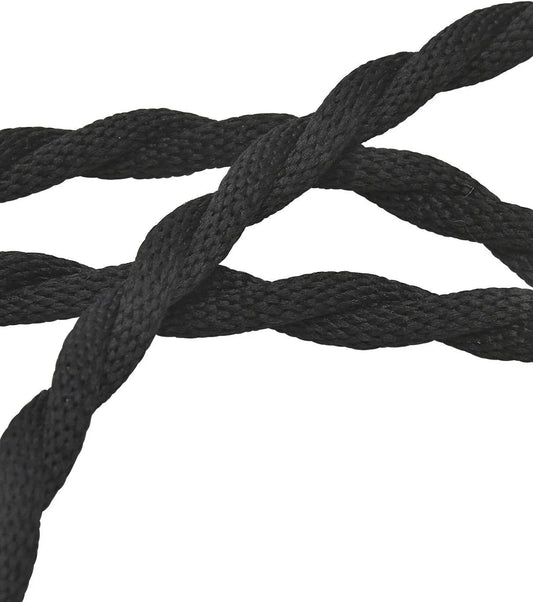 Takupphänge tvinnad - Svart sladd 1,2m - PR Home - Ljusvaruhuset