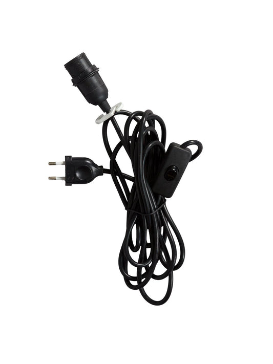 Sladdställ plast SV - 3,5m med brytare E14 - PR Home - Ljusvaruhuset