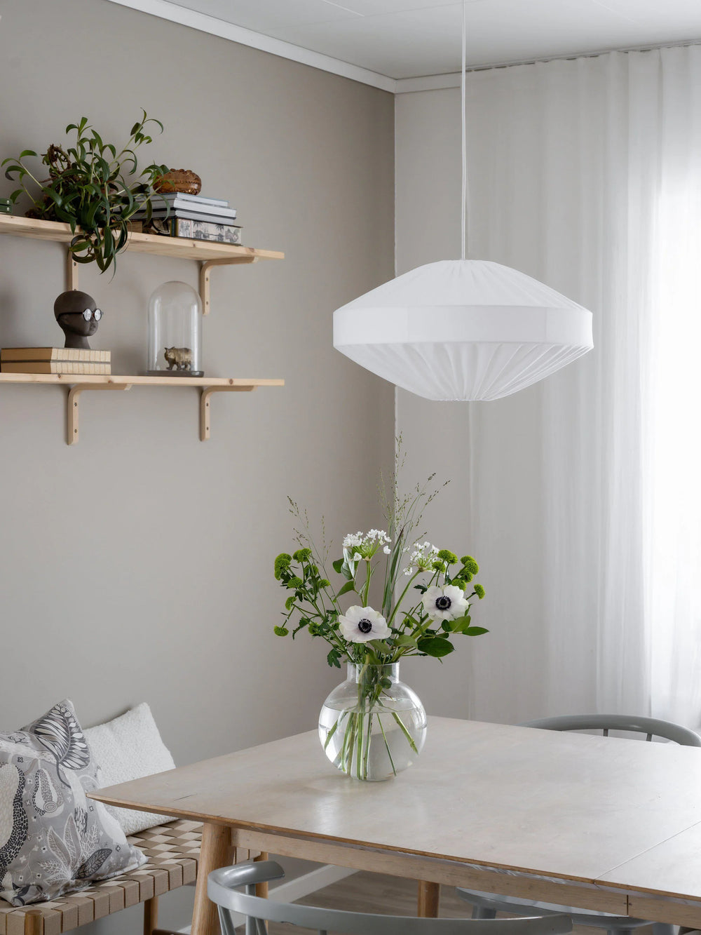 Edith Taklampa - Franza Vit 50cm - PR Home - Ljusvaruhuset