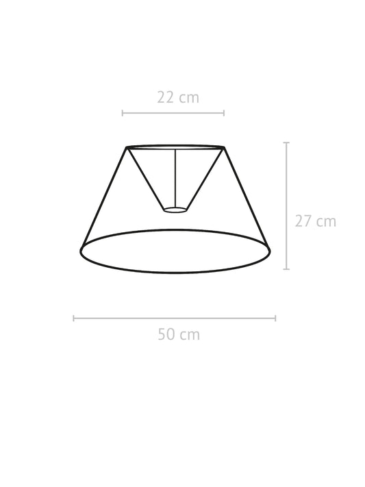 Empire Lampskärm - Florenzo Ockra 50cm - PR Home - Ljusvaruhuset
