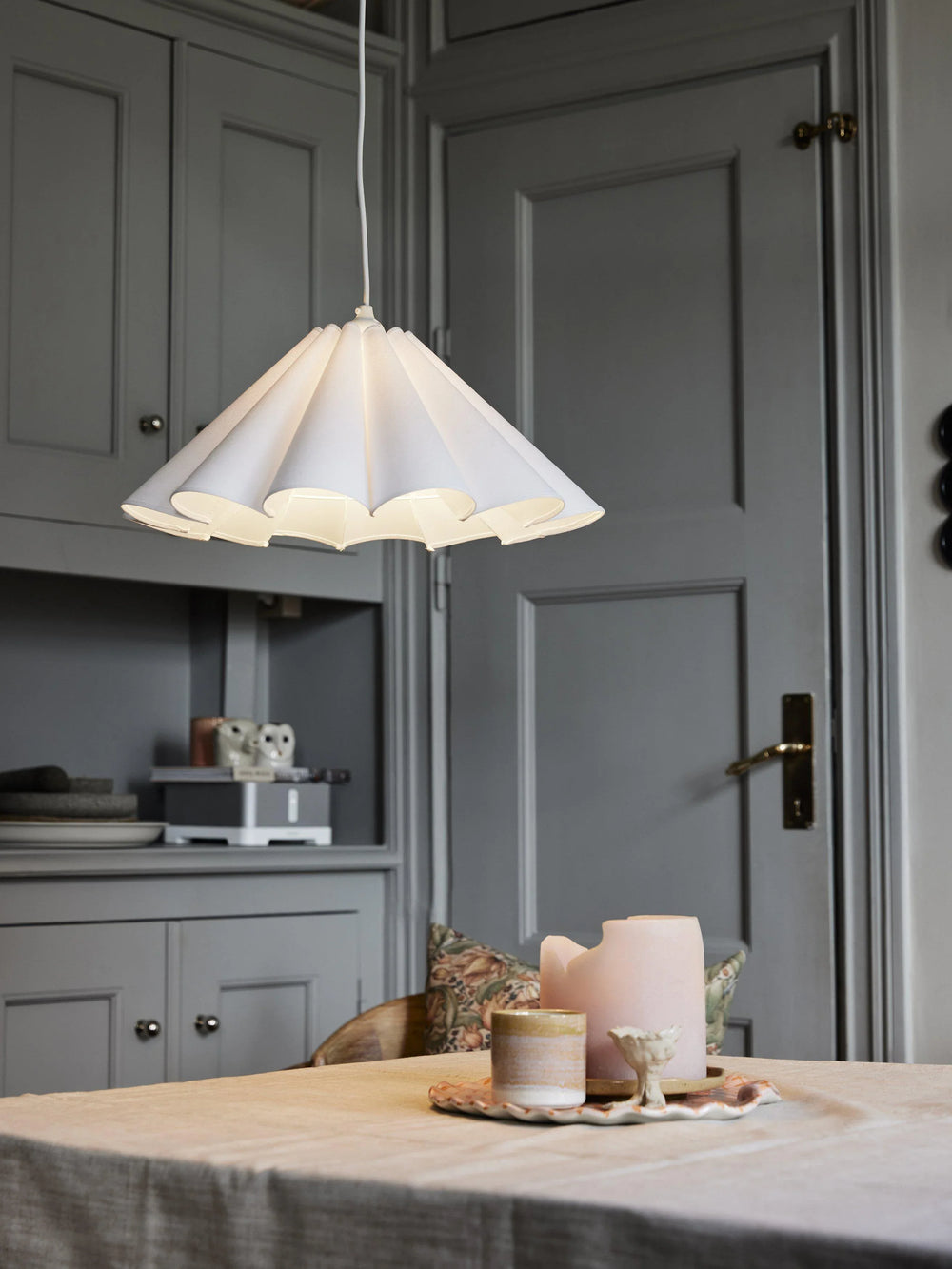 Freja Takskärm - Franza Vit 45cm - PR Home - Ljusvaruhuset