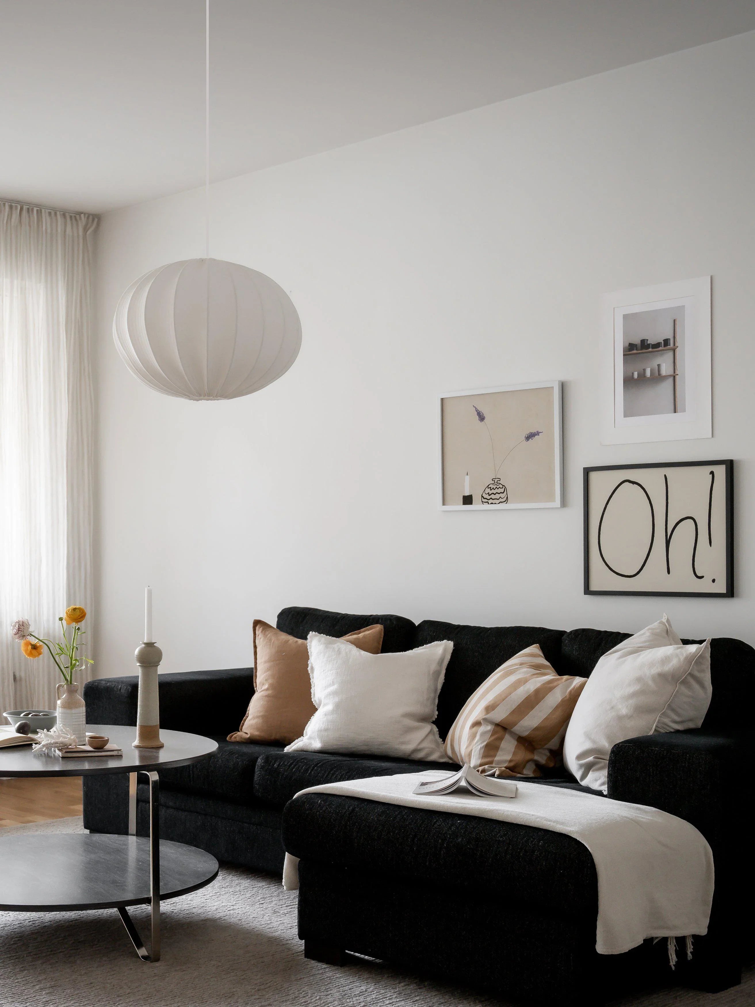 Taklampa Hilma Vit - 50cm. Inkl. sladd - PR Home - Ljusvaruhuset