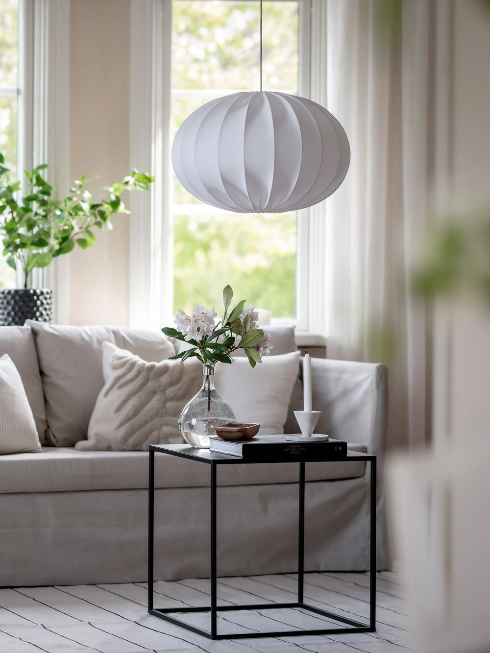 Hilma Takskärm - Franza Vit 50cm - PR Home - Ljusvaruhuset