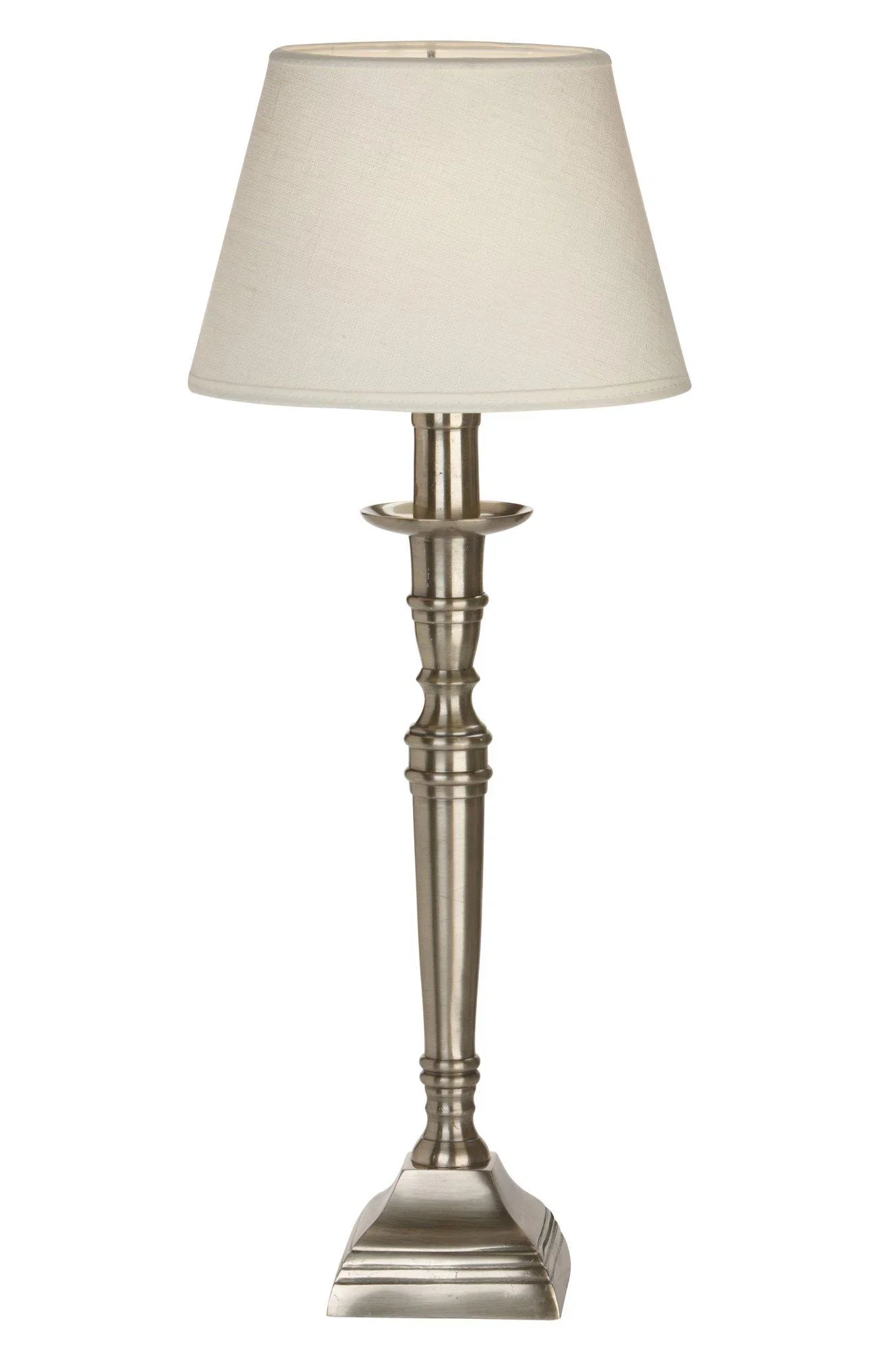 Salong Lampfot - Antiksilver 33cm - PR Home - Ljusvaruhuset