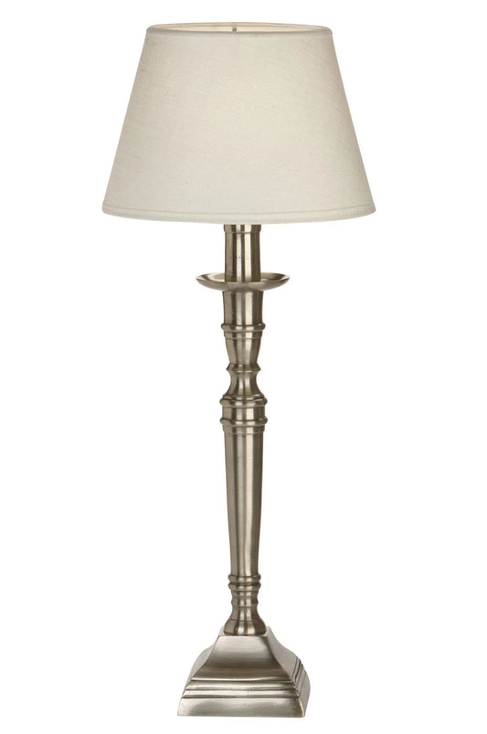 Salong Lampfot - Antiksilver 33cm - PR Home - Ljusvaruhuset
