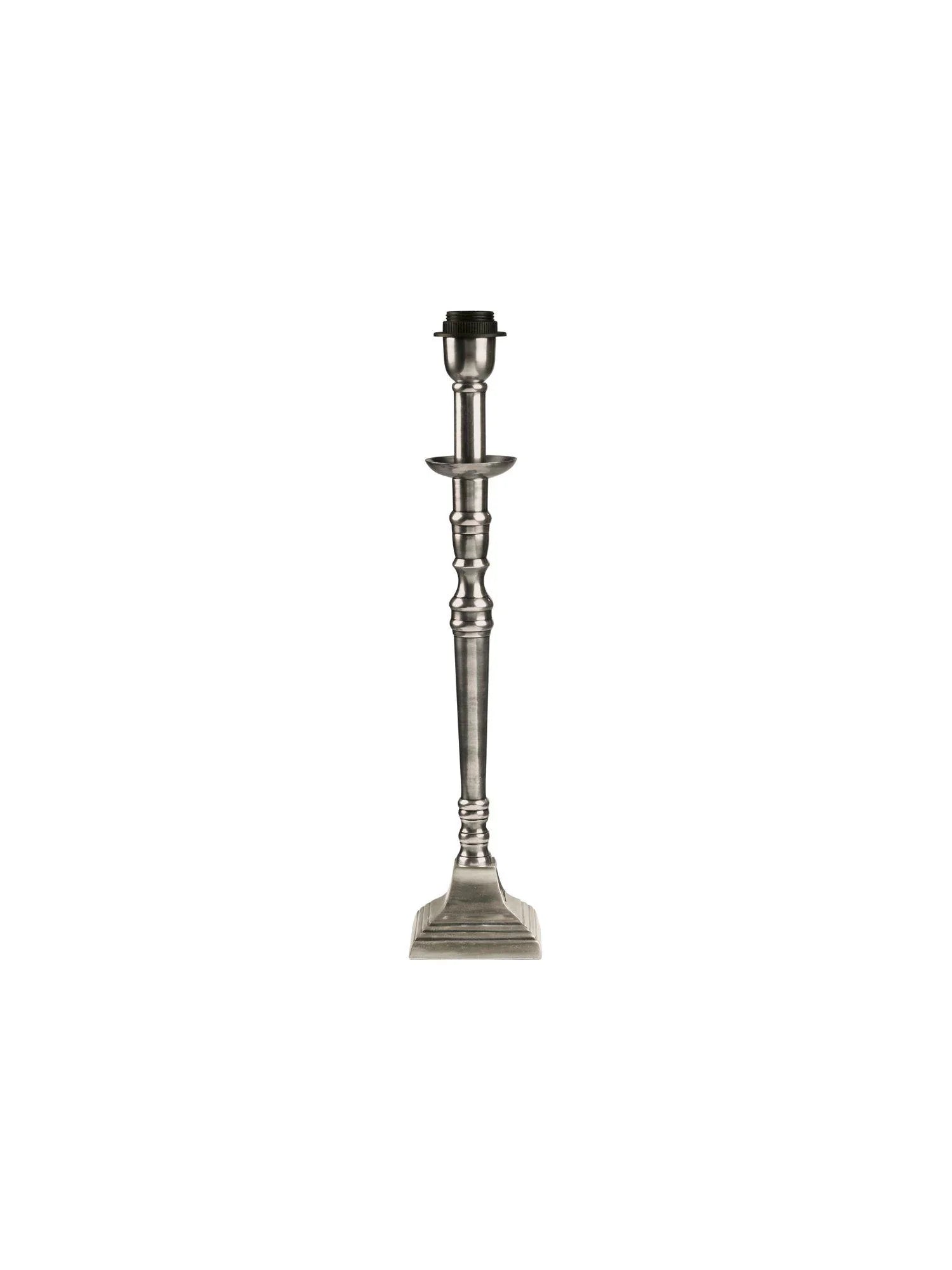 Salong Lampfot - Antiksilver 53cm - PR Home - Ljusvaruhuset