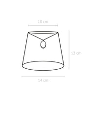 Mia Lampskärm - Franza Grå 14cm - PR Home - Ljusvaruhuset