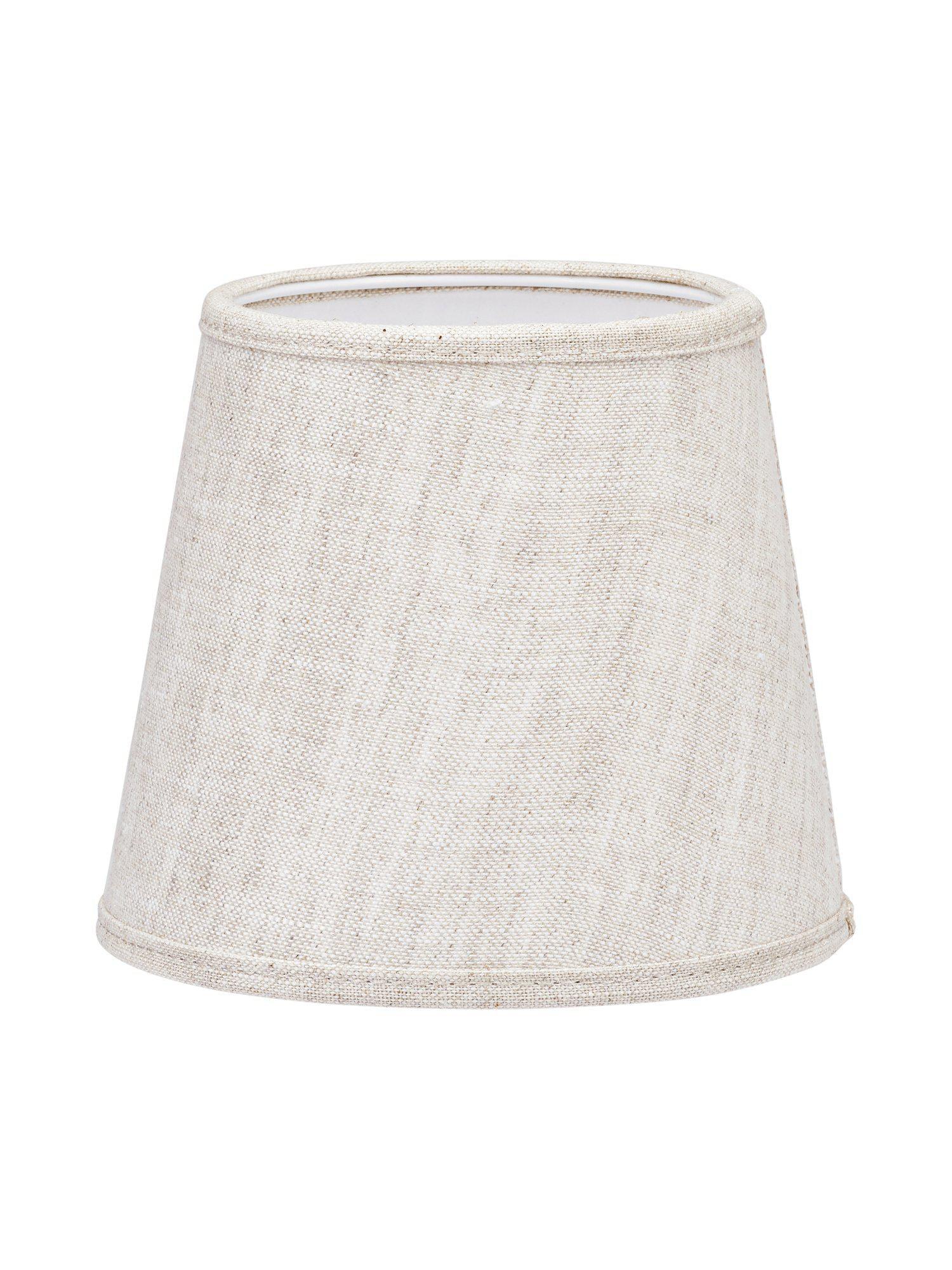 Mia Lampskärm - Lin Natur/vit 14cm - PR Home - Ljusvaruhuset