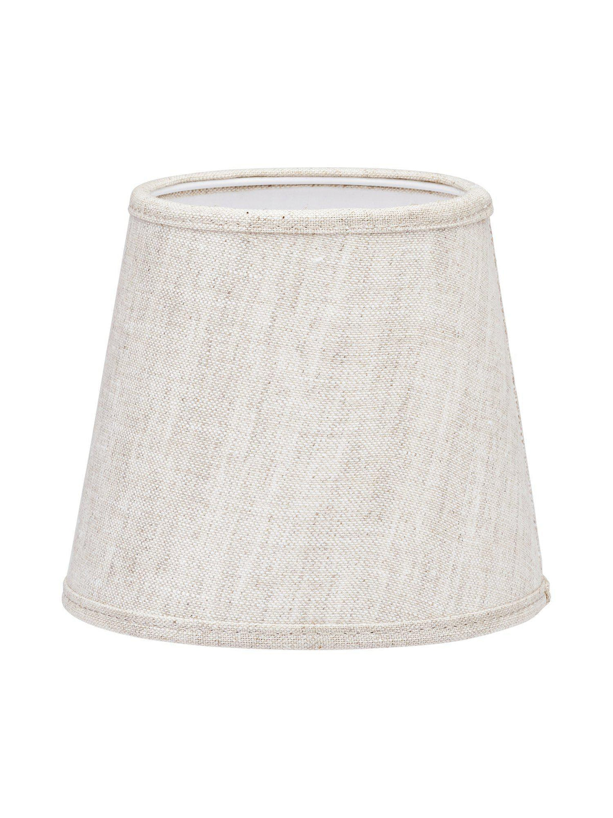 Mia Lampskärm - Lin Natur/vit 14cm - PR Home - Ljusvaruhuset