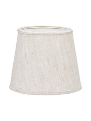 Mia Lampskärm - Lin Natur/vit 17cm - PR Home - Ljusvaruhuset