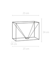 Rakel Lampskärm - Franza Grå 23cm - PR Home - Ljusvaruhuset