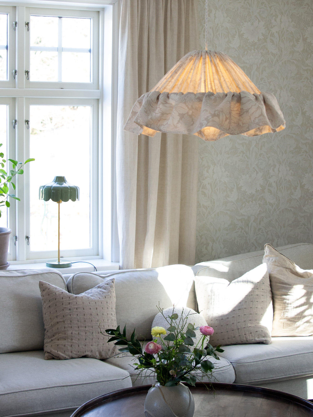 Stina Taklampa - Acanthus 40cm - Borås tapeter - Ljusvaruhuset