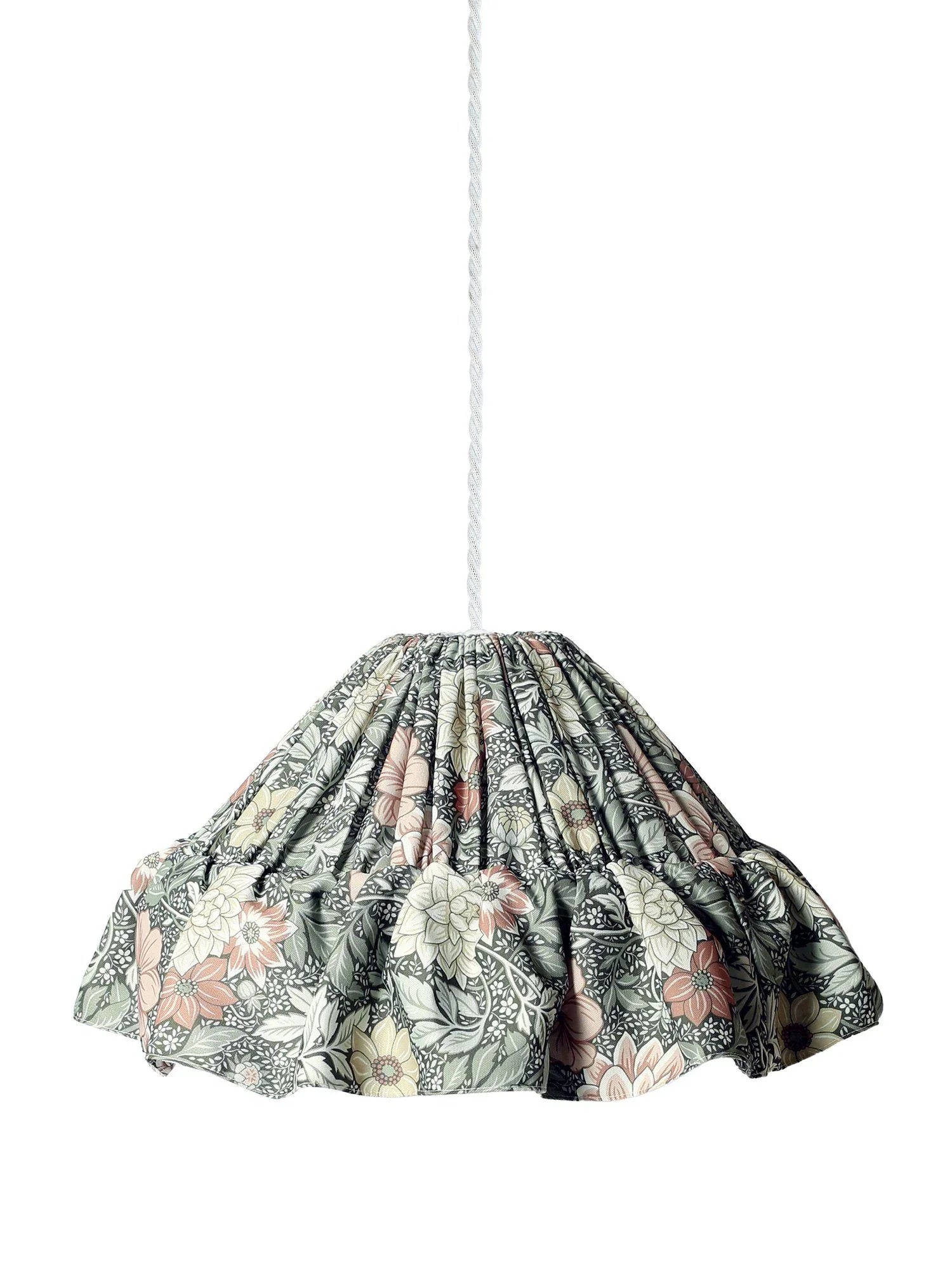 Stina Taklampa - Dahlia Grön 40cm - Borås tapeter - Ljusvaruhuset