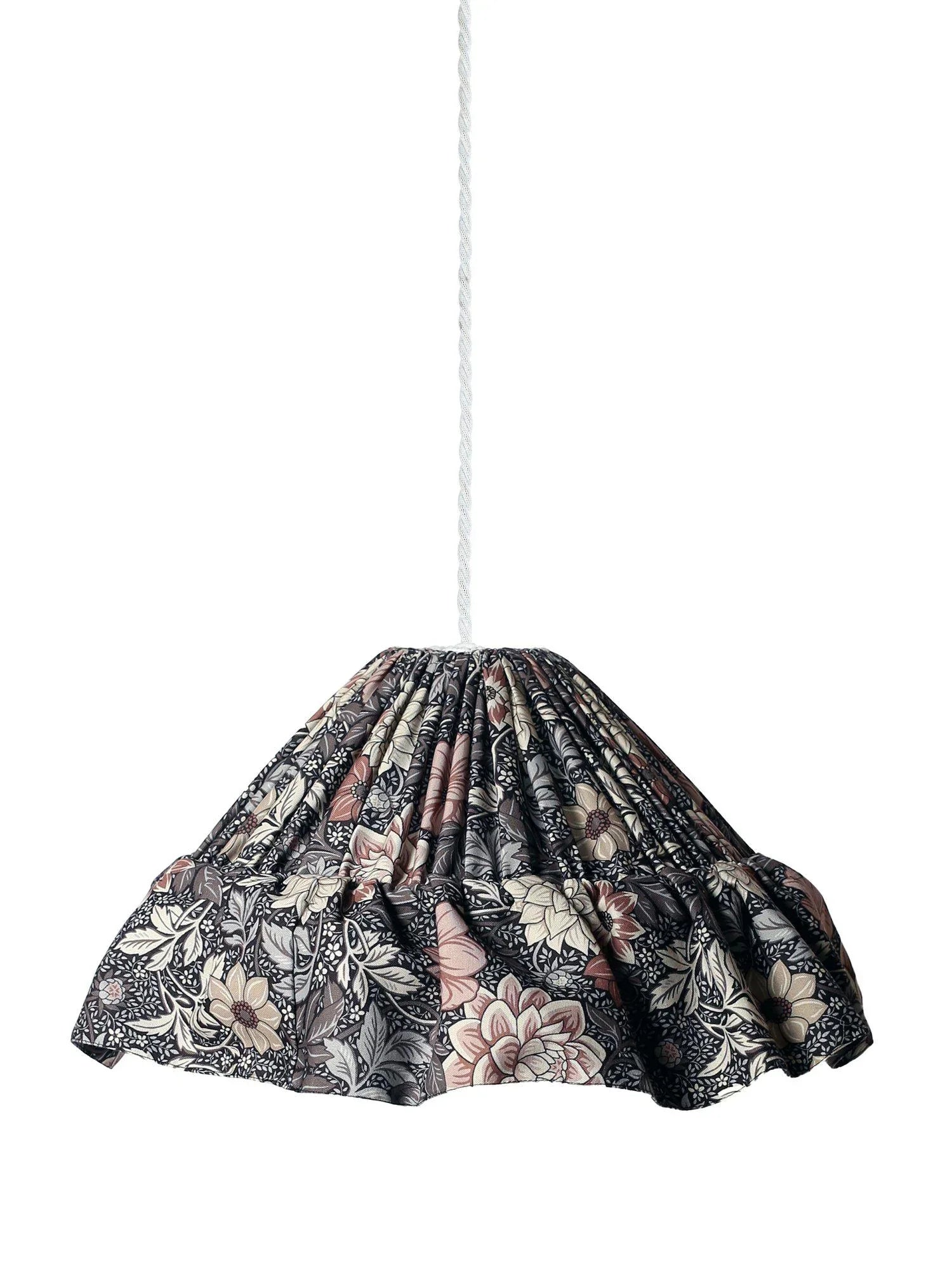 Stina Taklampa - Dahlia Brun 40cm - Borås tapeter - Ljusvaruhuset