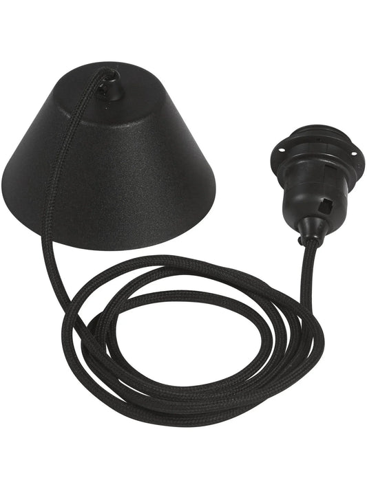 Takupphänge textil - Svart 2,1m - PR Home - Ljusvaruhuset