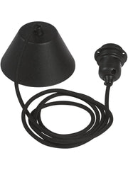 Takupphänge textil - Svart 2,1m - PR Home - Ljusvaruhuset