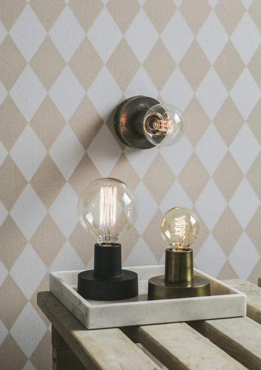 Notice lampfot - Råsilver 12cm - PR Home - Ljusvaruhuset