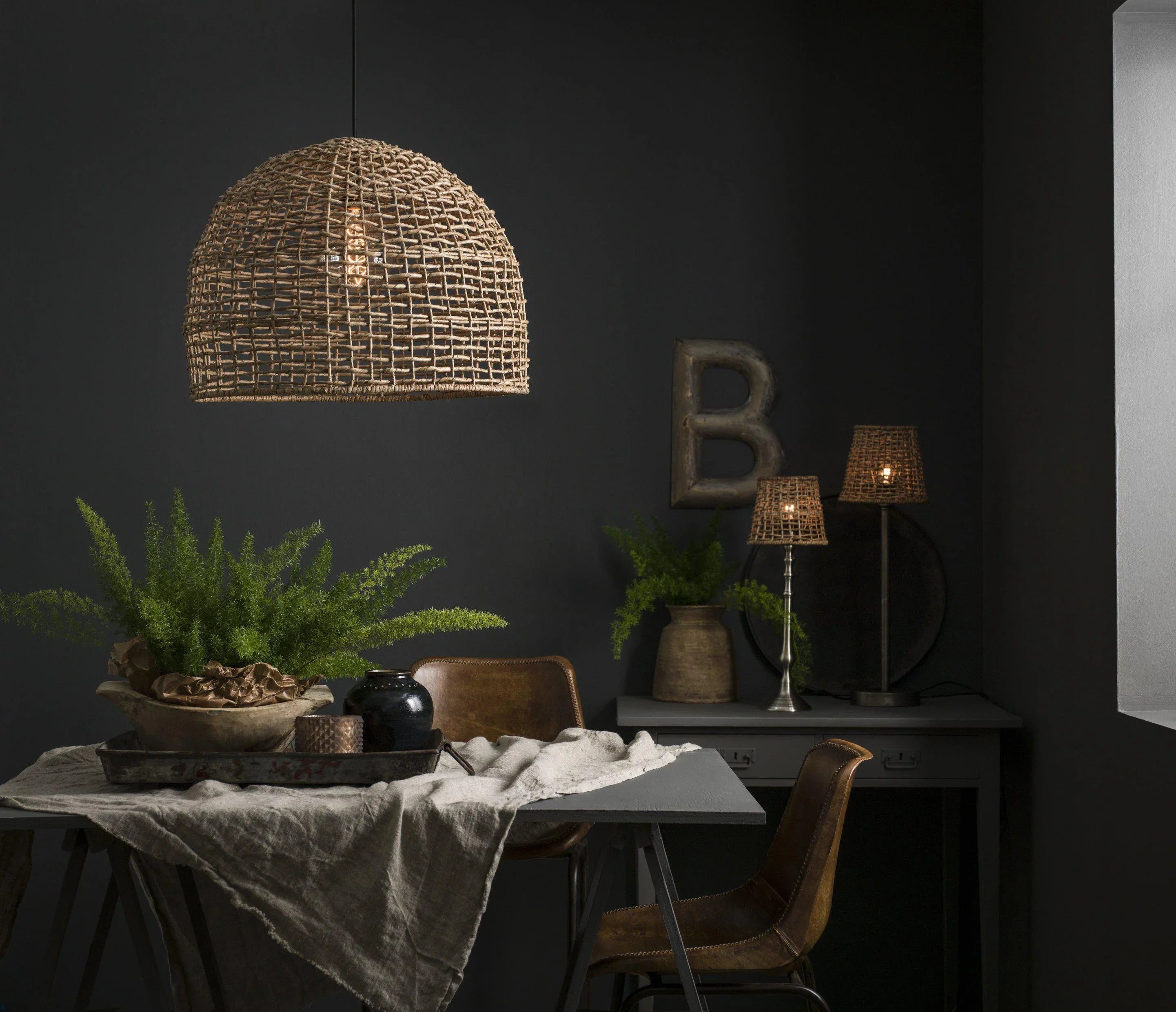 Cebu Taklampa - Natur 46cm - PR Home - Ljusvaruhuset