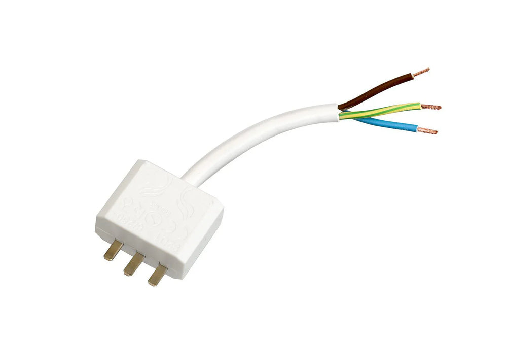 Takkontakt DCL - 20cm kabel Jordad - PR Home - Ljusvaruhuset